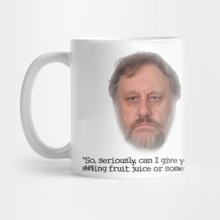 Slavoj Zizek - Fruit Juice Mug